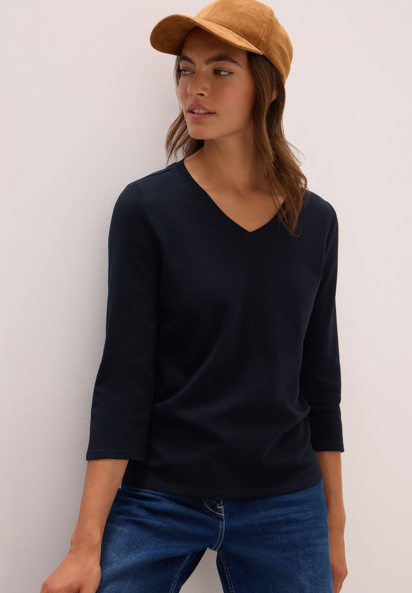 Cecil Damen Shirt blau