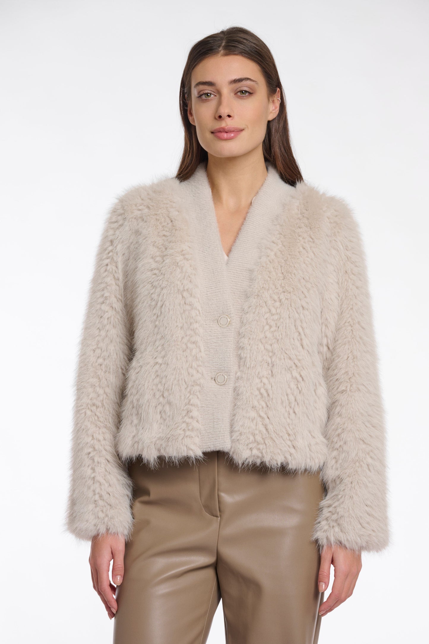 Rino&Pelle Damen Jacke Chaimae beige