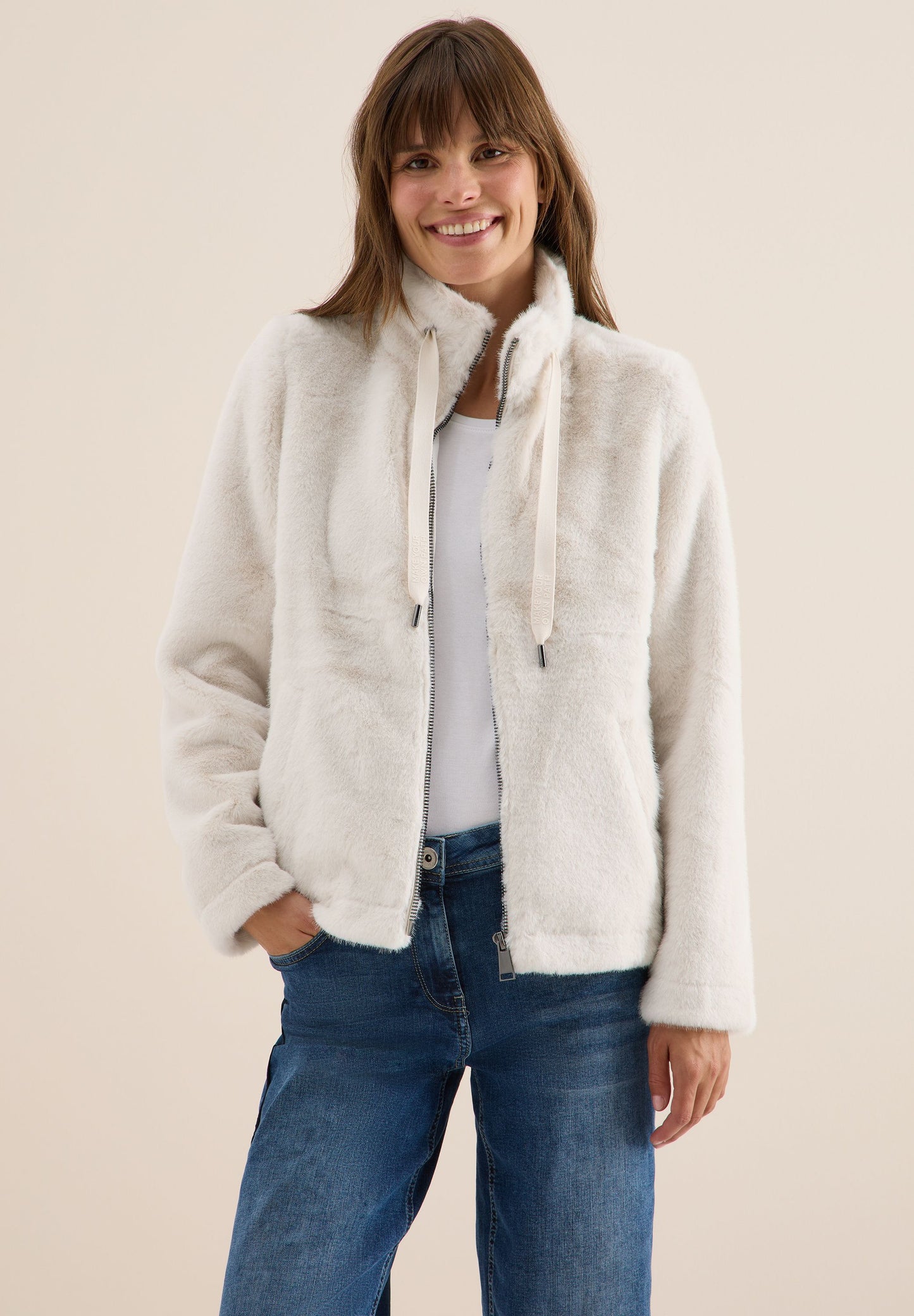 Cecil Damen Jacke weiß