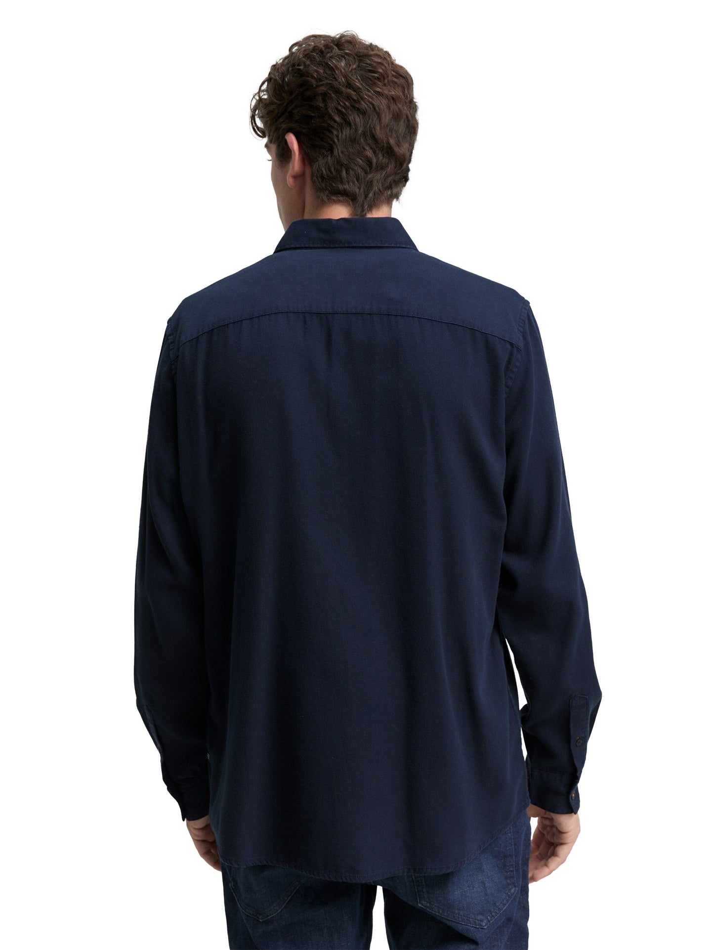 Tom Tailor Herren Hemd blau
