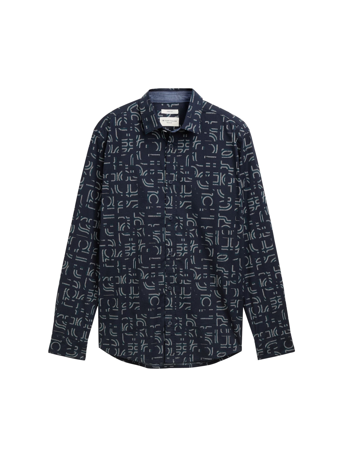 Tom Tailor Herren Hemd blau