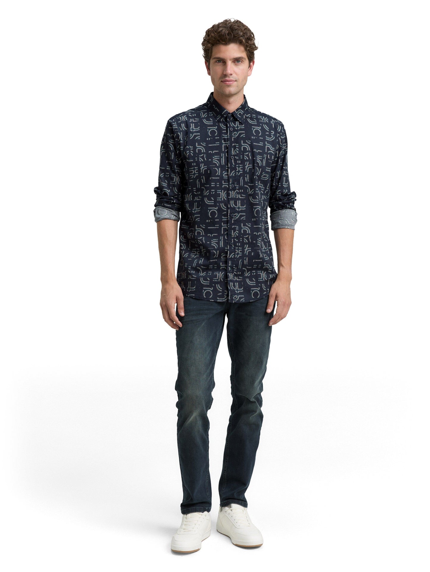 Tom Tailor Herren Hemd blau