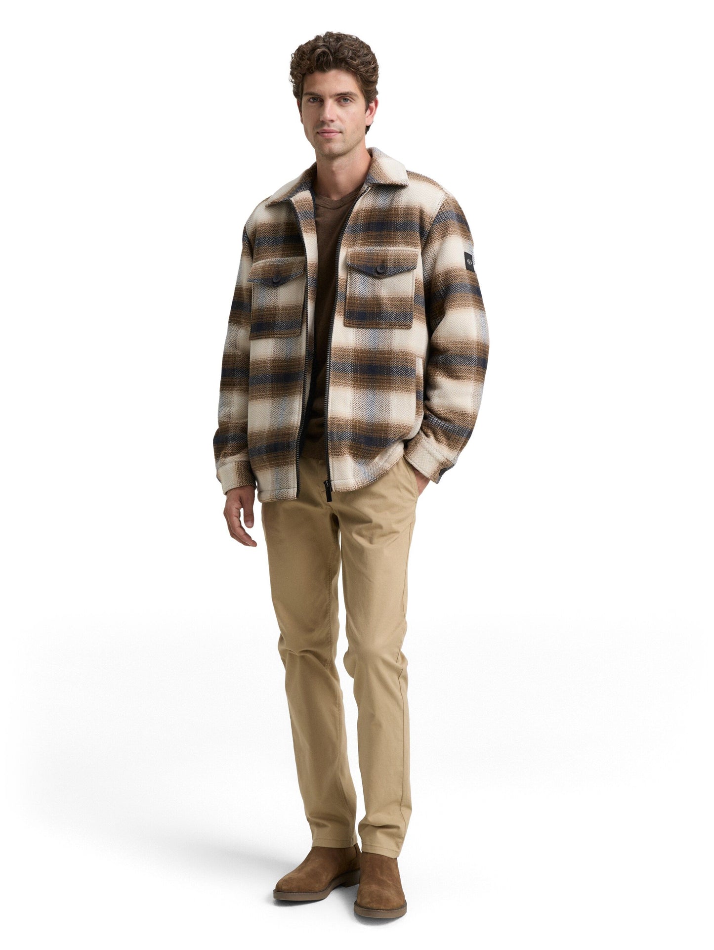 Tom Tailor Herren Jacke braun