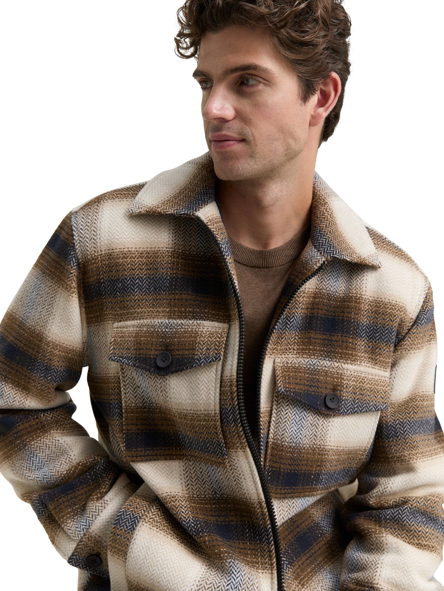 Tom Tailor Herren Jacke braun