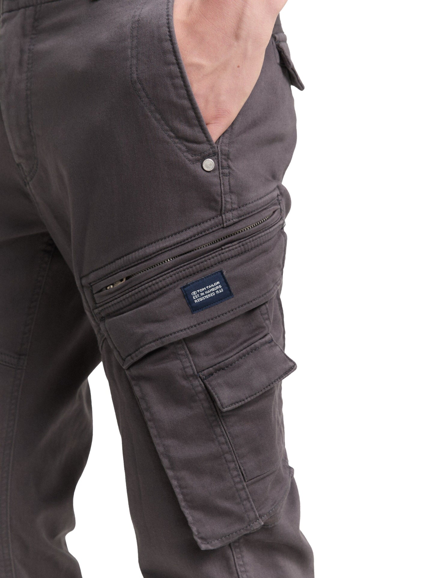 Tom Tailor Herren Hose grau