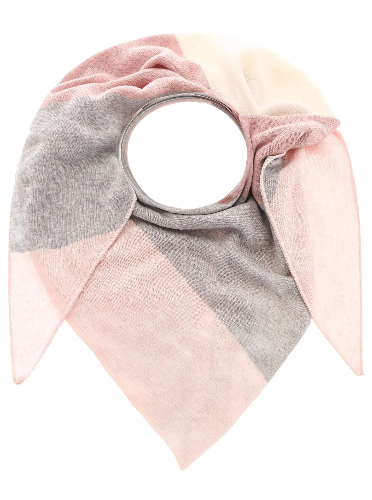 Zwillingsherz Damen Dreieckstuch "Blockstreifen"