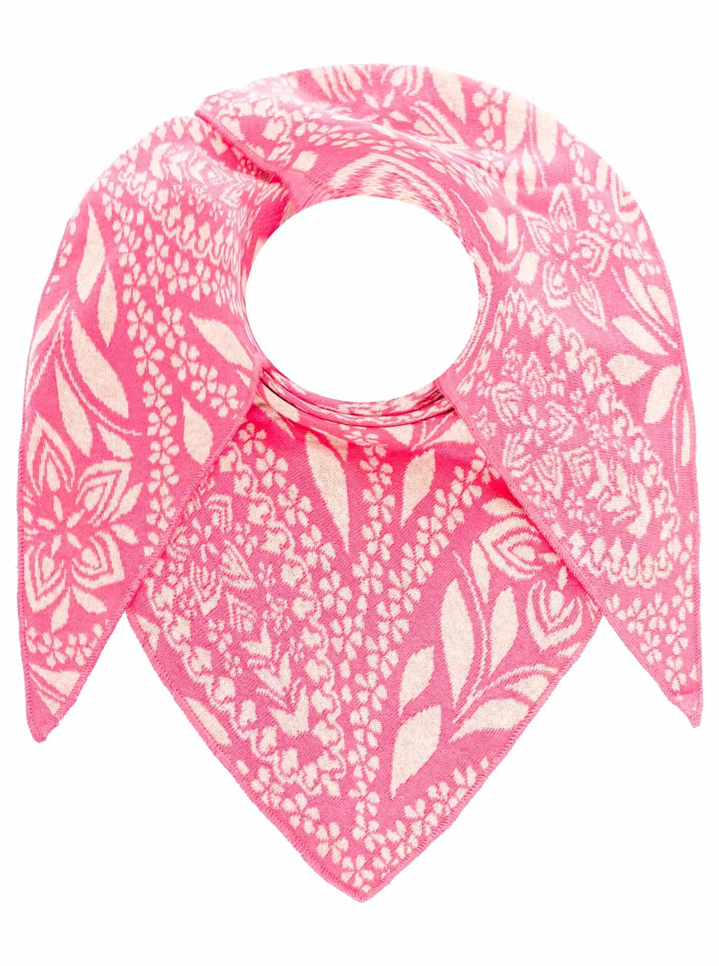 Zwillingsherz Damen Dreieckstuch "Paisley Blätter"