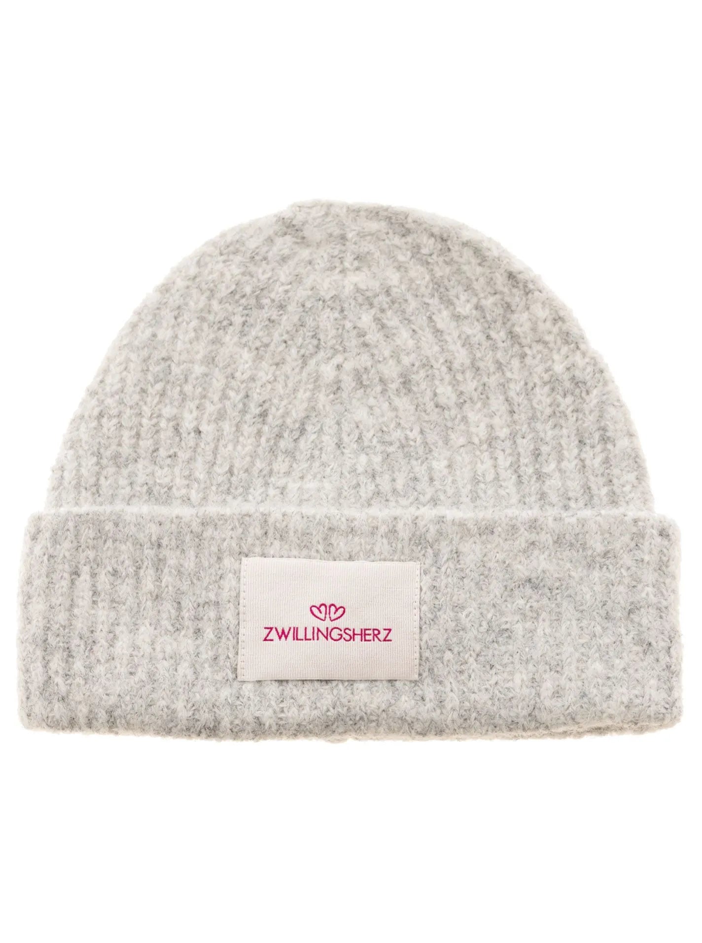 Kurt Kölln – Zwillingsherz Damen Umschlagmütze Wolle Zwillingsherz Patch