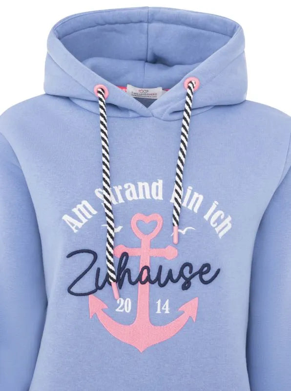 Kurt Kölln – Zwillingsherz Damen Hoodie Beach Home