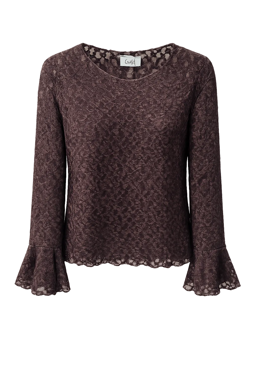 Coll64 – Spitzenshirt, Trompetenarm