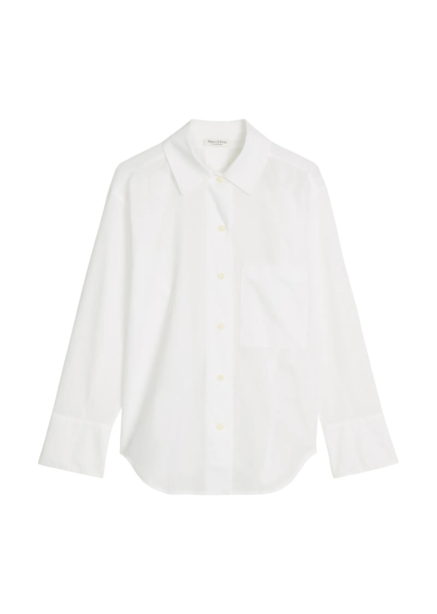 Marc O'Polo – Bluse mit Schleifchen-Detail regular