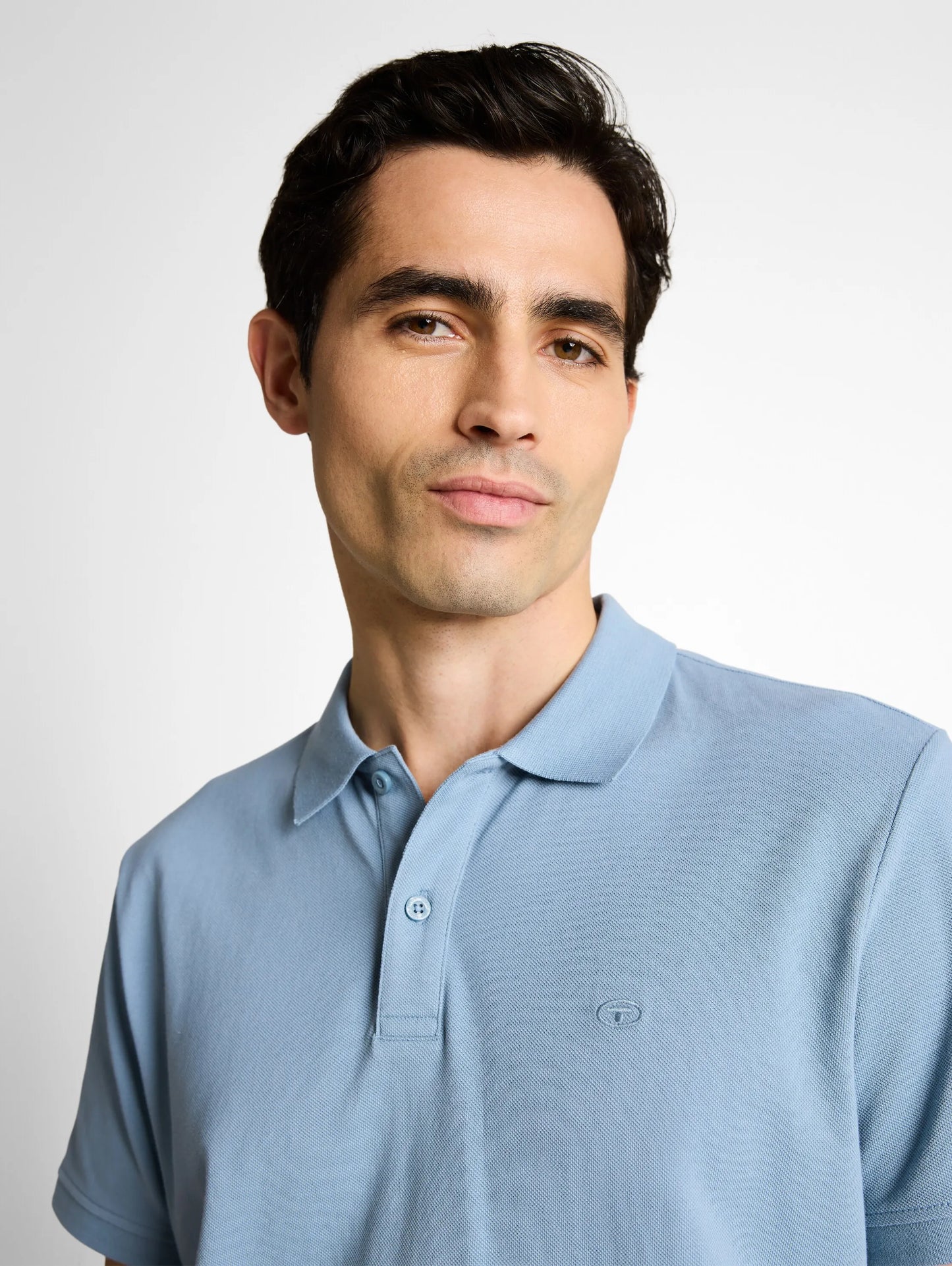 Tom Tailor – Piqué Poloshirt mit Logo-Stickerei