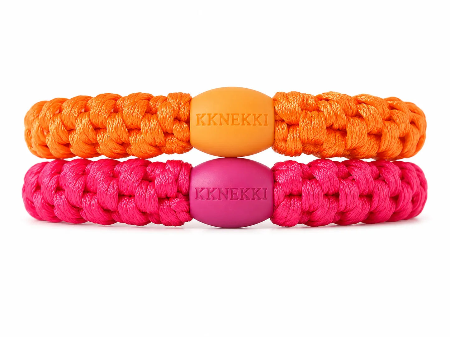 KKNEKKI Haargummis Bundle 2er-Set Koralle