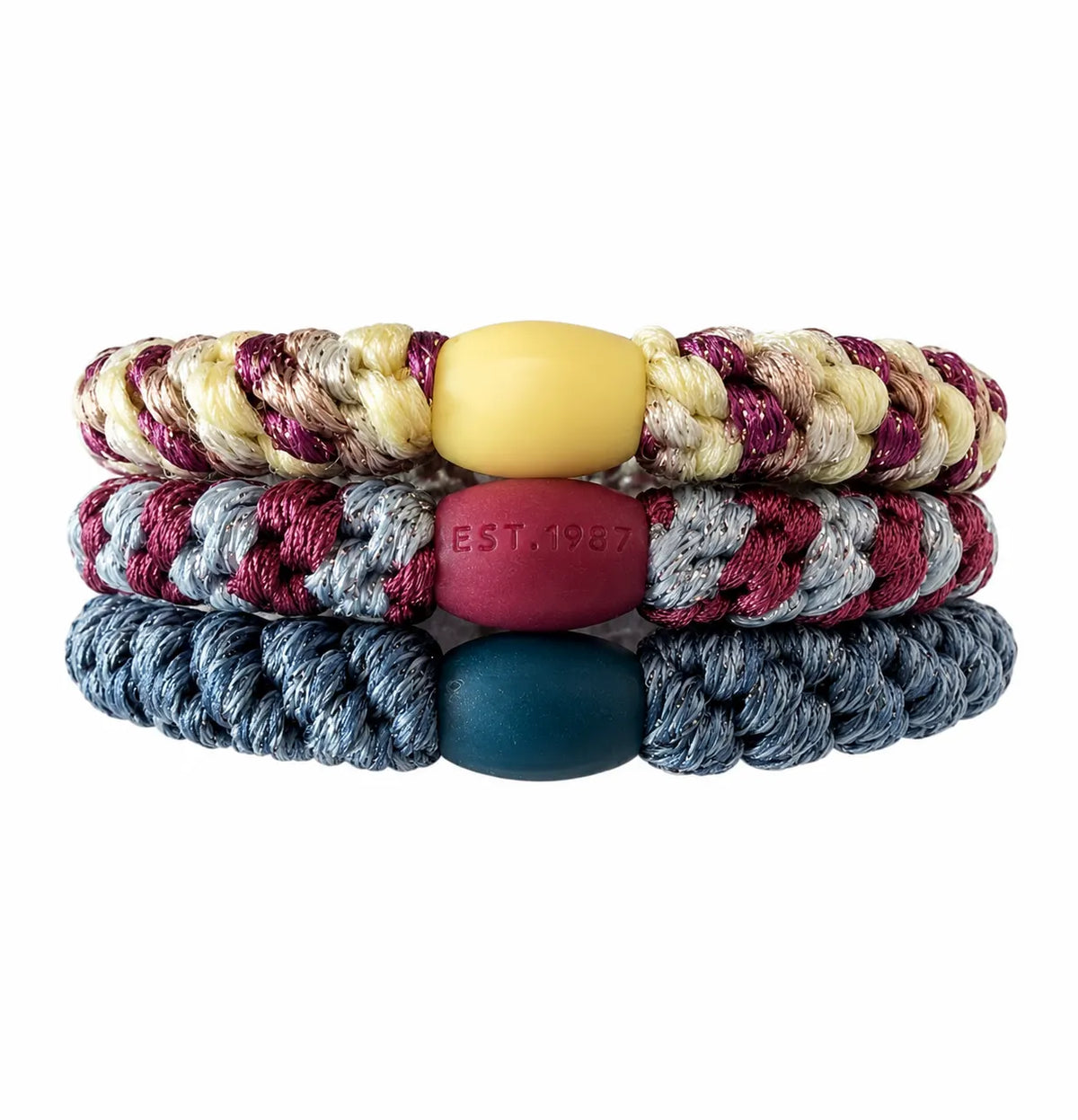 KKNEKKI Haargummis Bundle 3er-Set Farbtrio