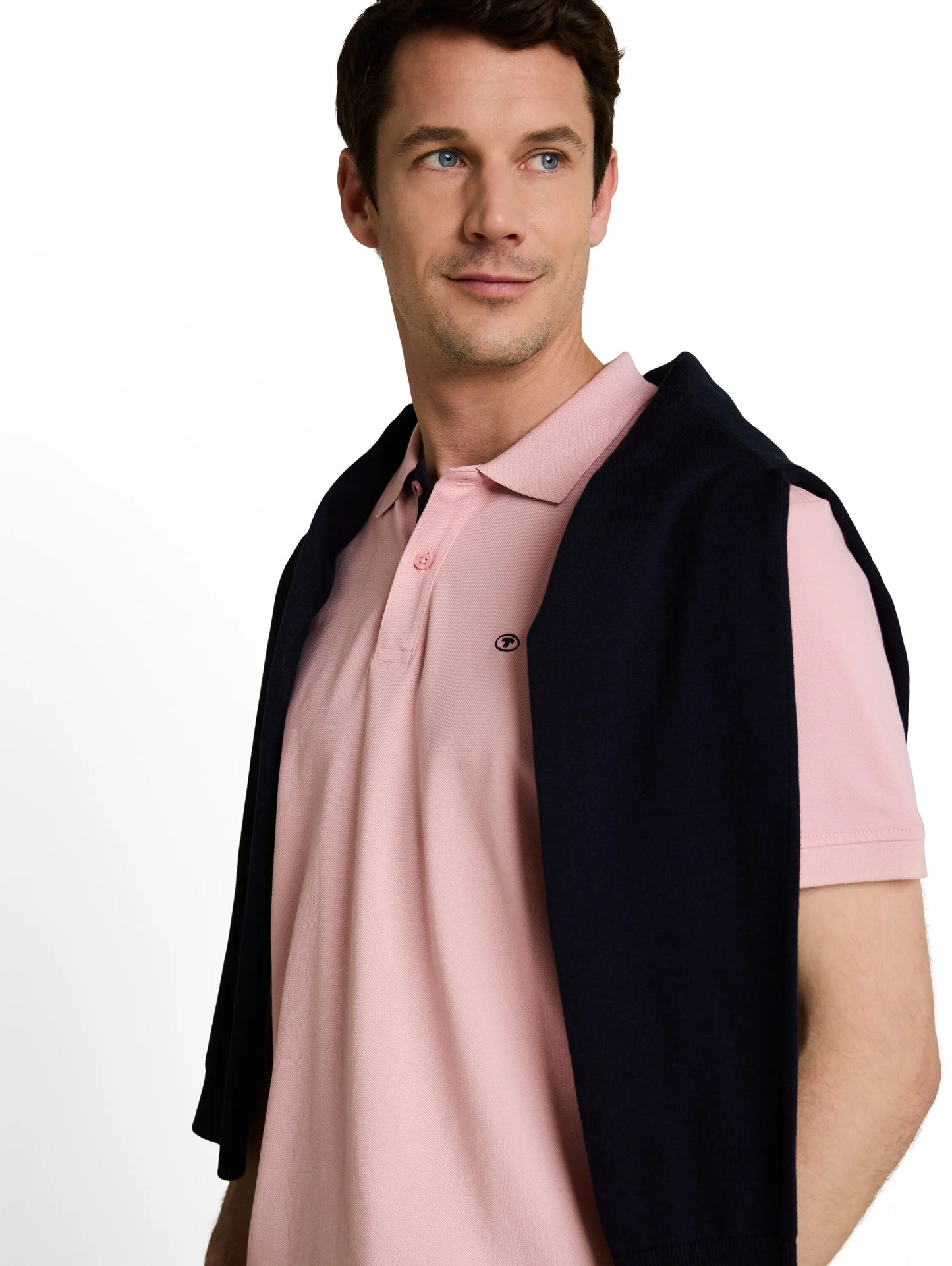 Tom Tailor – Piqué Poloshirt mit Logo-Stickerei