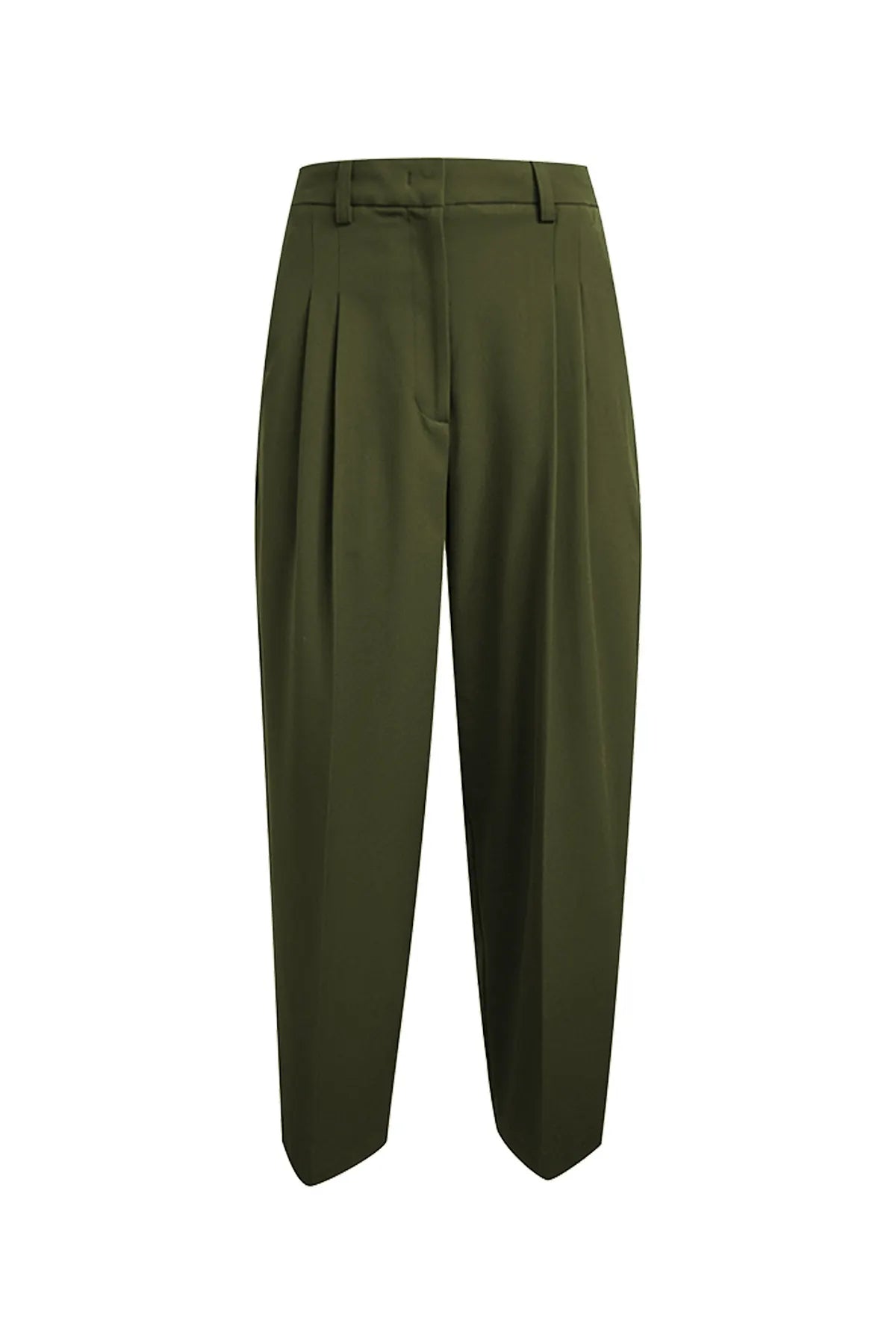 Cropped Straight Pants
