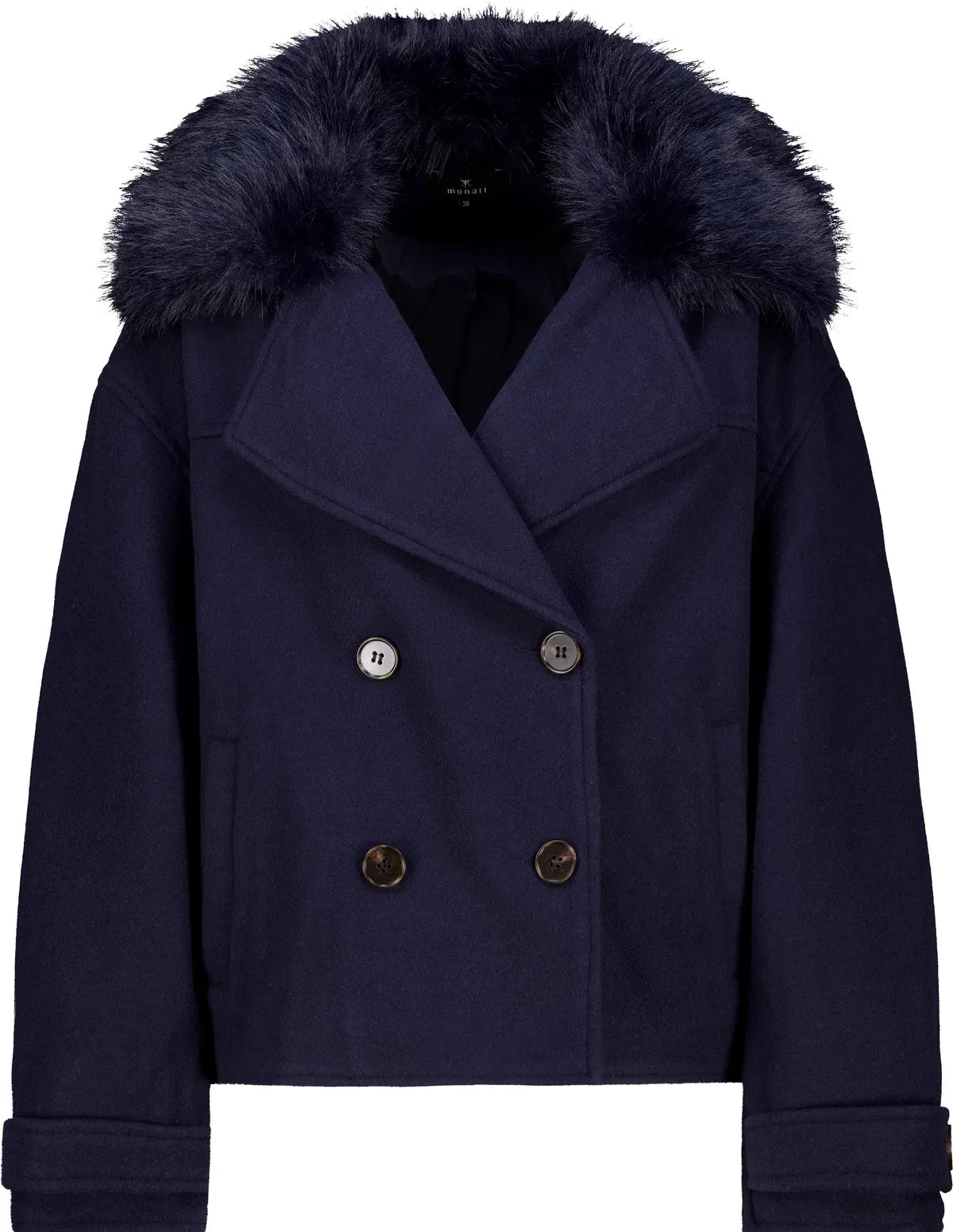 Monari – Monari Damen Jacke mit Wolloptik