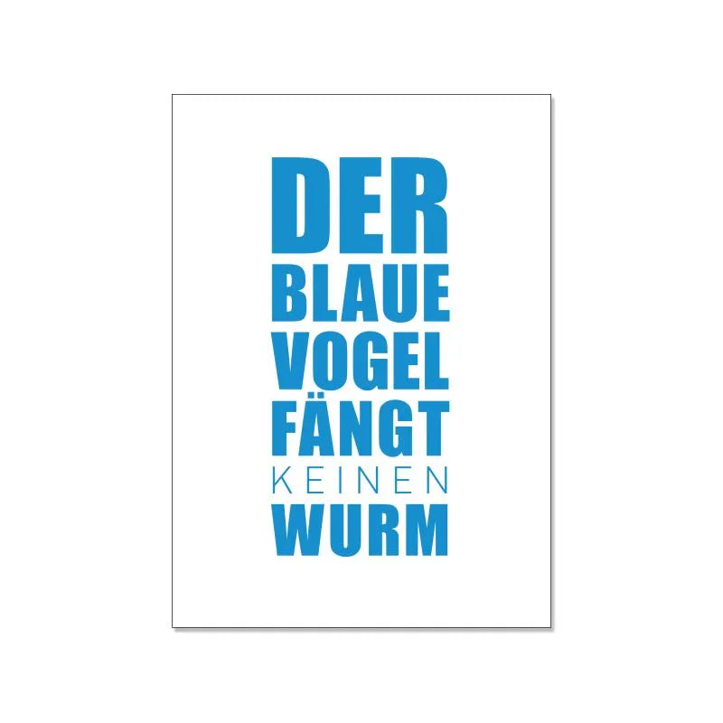 1730 Hamburg – Der blaue Vogel fängt keinen Wurm