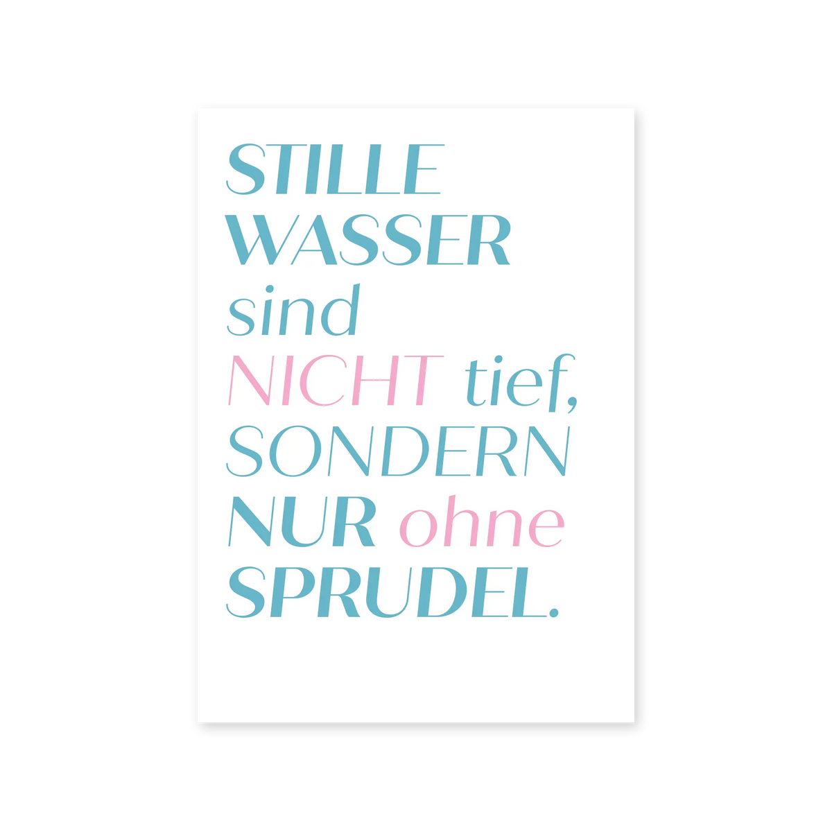 1730 Hamburg – Postkarte, stille Wasser
