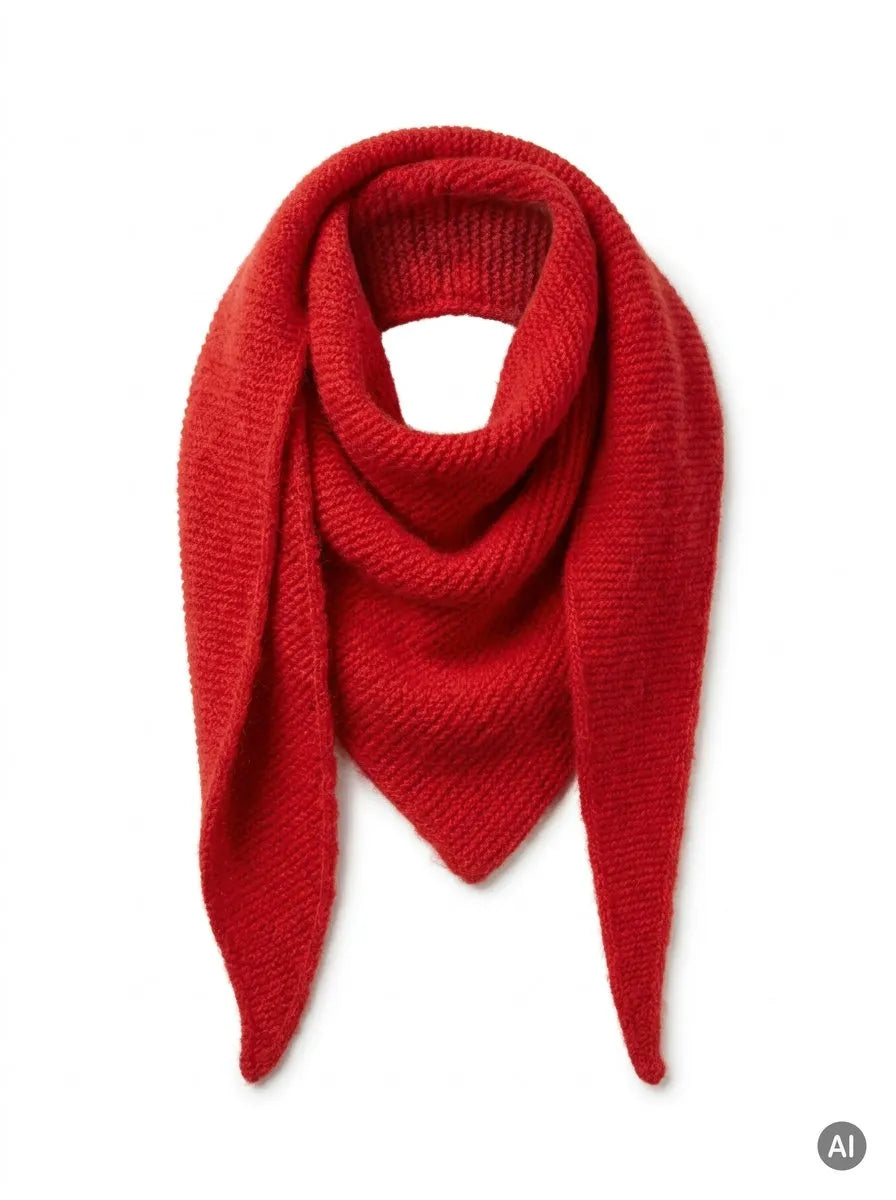 Kurt Kölln – Zwillingsherz Damen Roter Strickschal