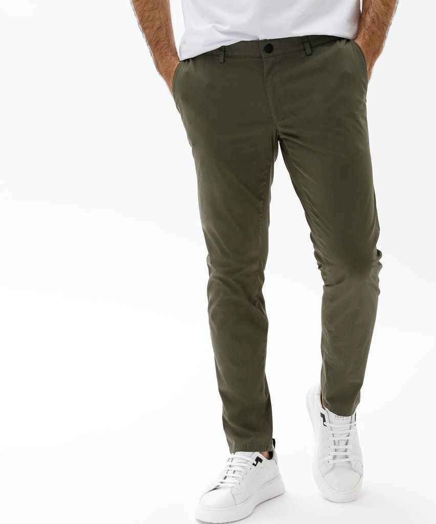 Brax Herren Chinohose grün