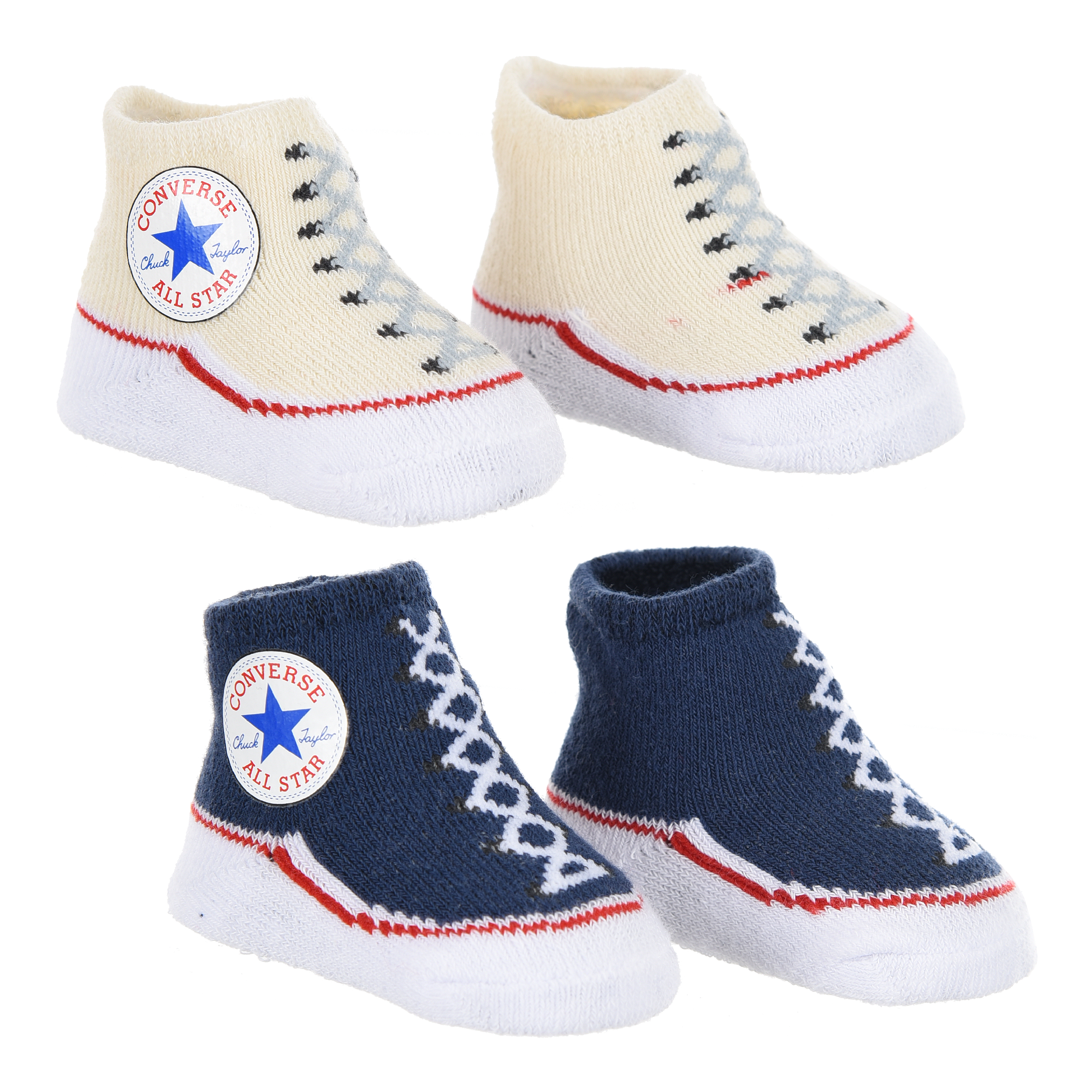 Converse Baby Sockchen Geschenk Set MC0001 2PK 6 12 Monate Jaacks Fashion