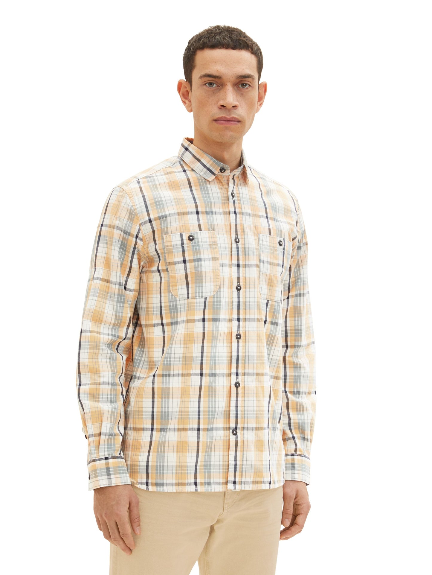 Tom Tailor Herren Hemd orange