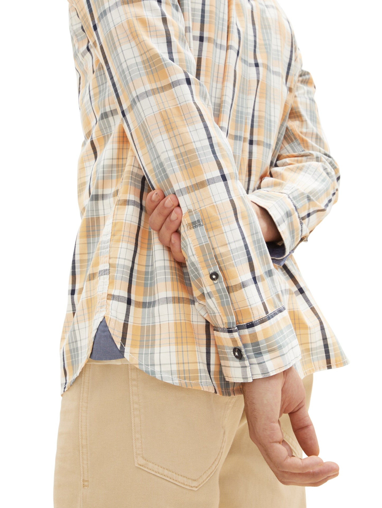 Tom Tailor Herren Hemd orange