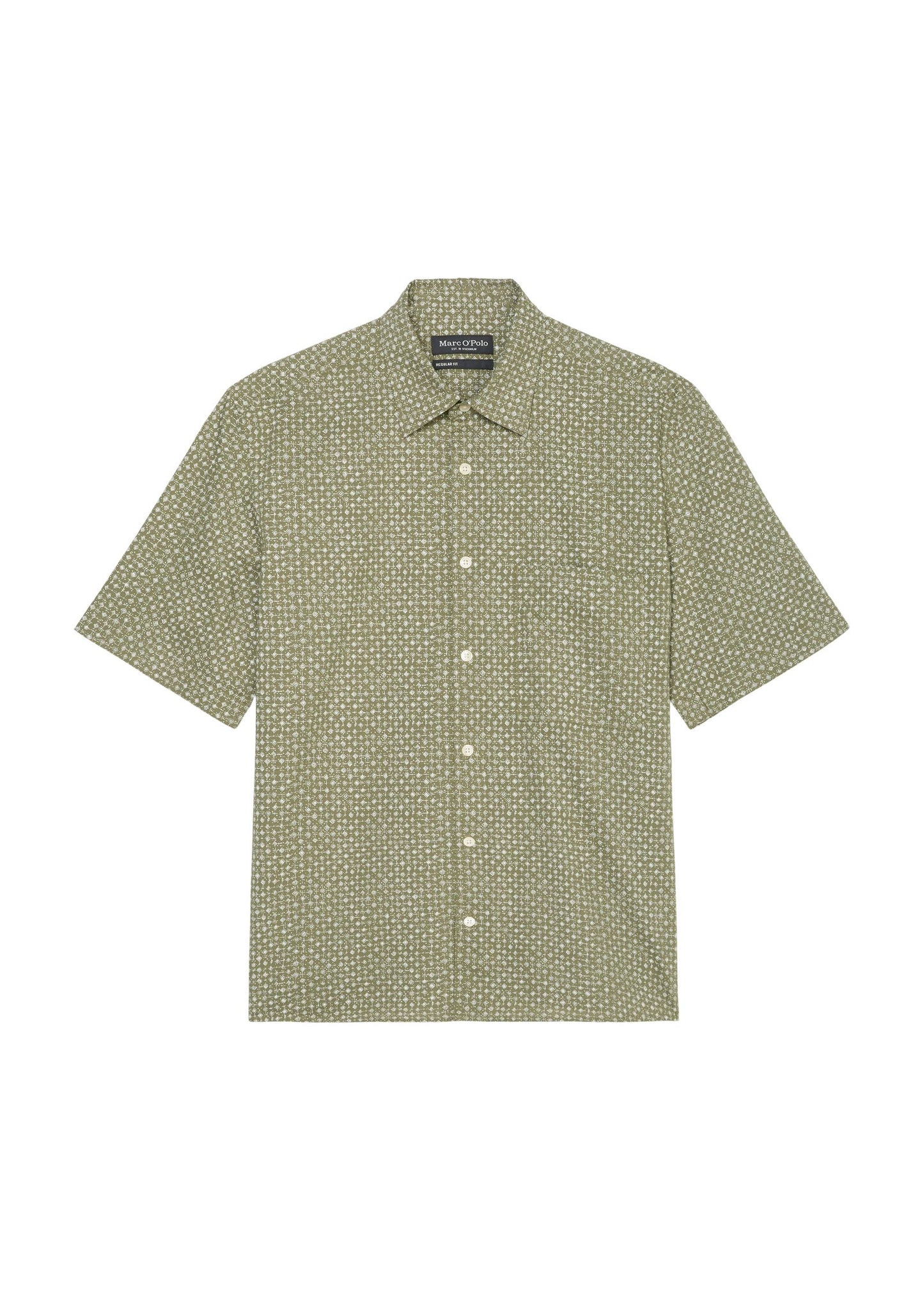 Marc O'Polo – Marc O'Polo Herren Kurzarm-Hemd