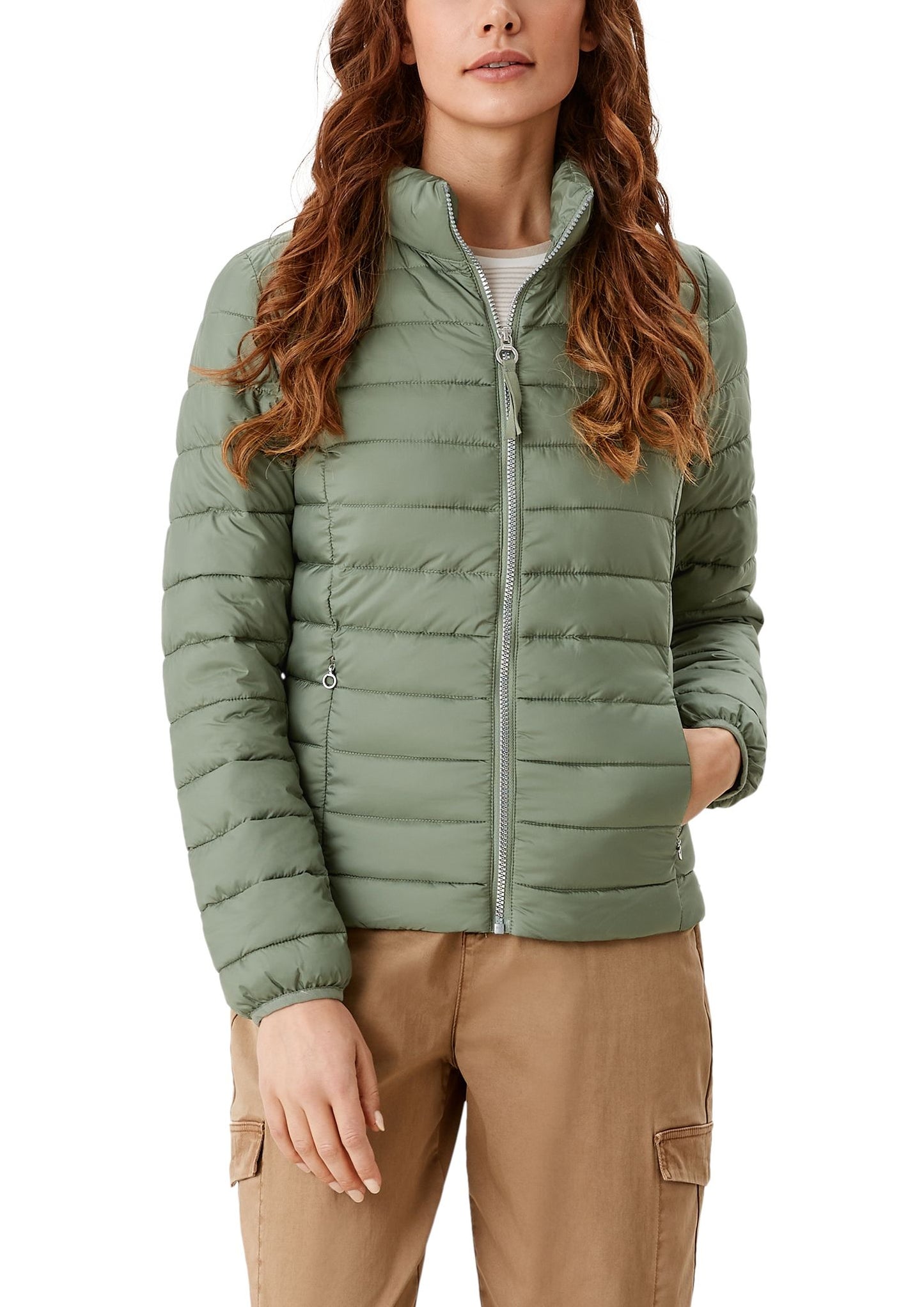 s. Oliver Damen Jacke grün