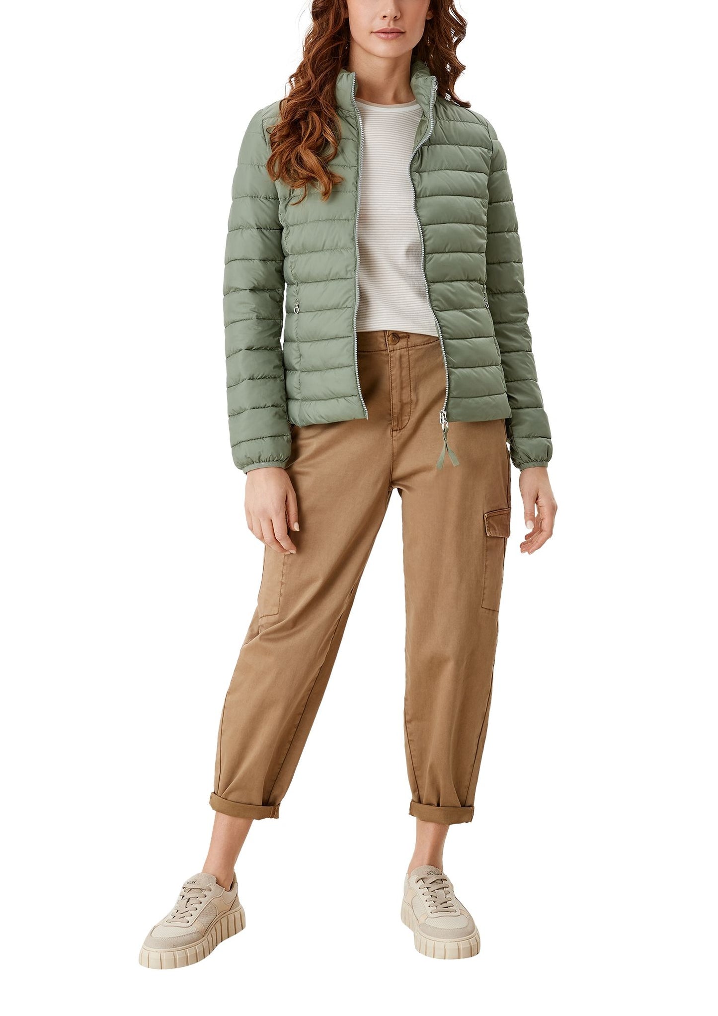 s. Oliver Damen Jacke grün