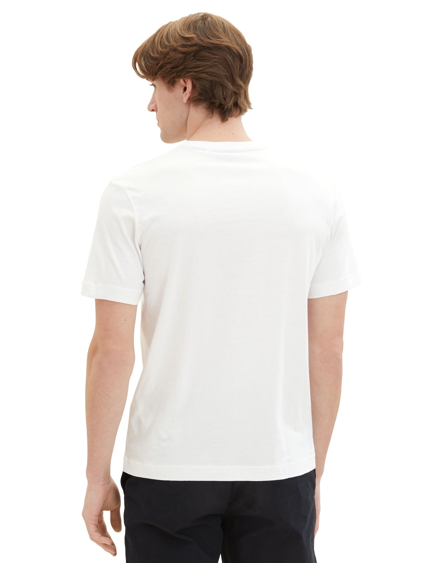 Tom Tailor Herren T-Shirt weiß
