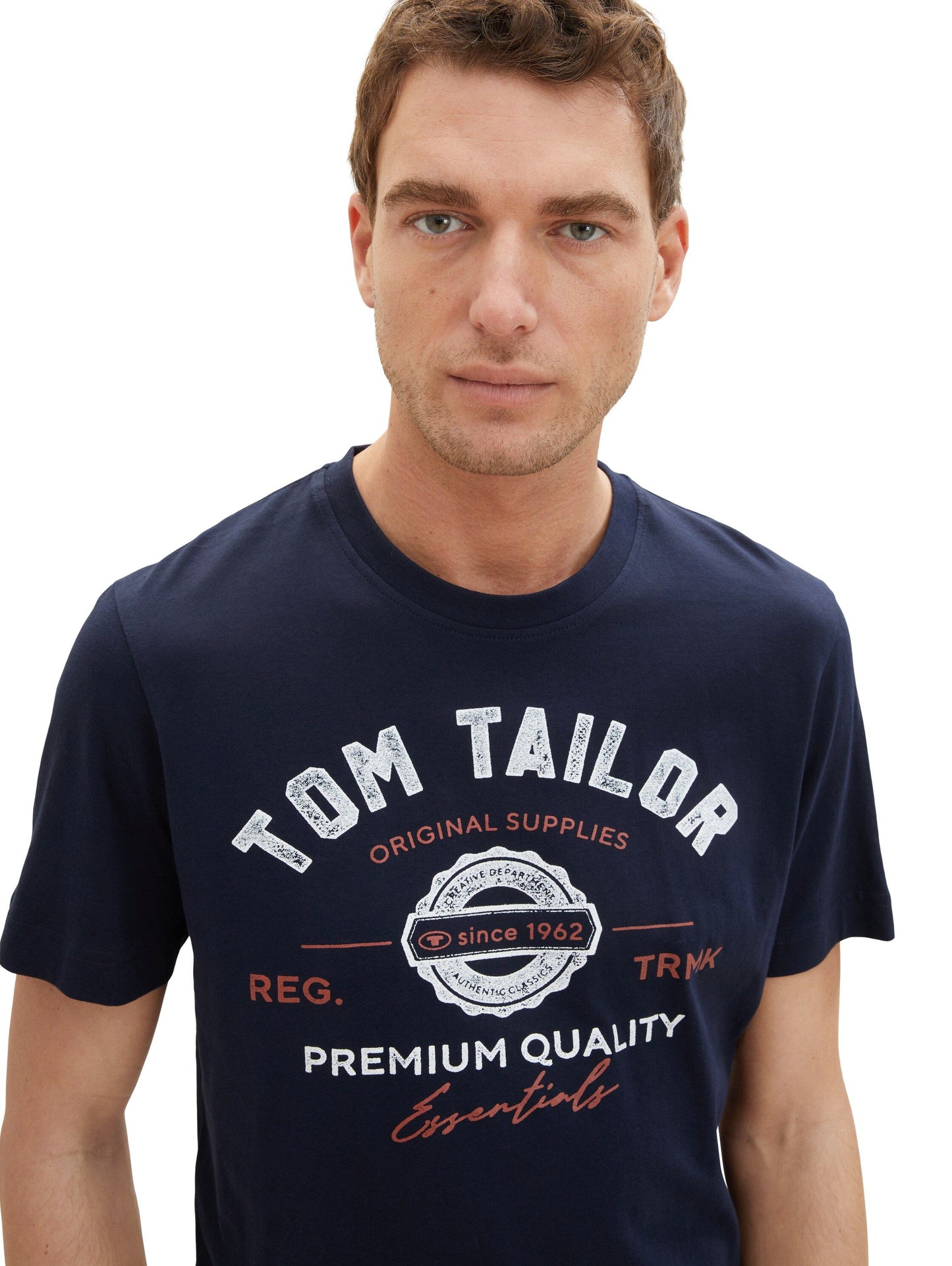Tom Tailor Herren T-Shirt blau
