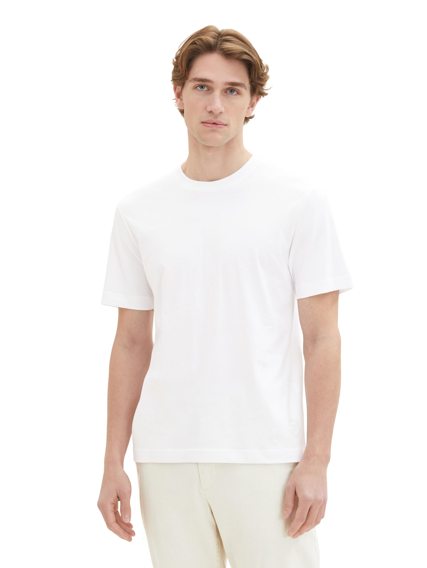 Tom Tailor Basic T-Shirt im Doppelpack weiß