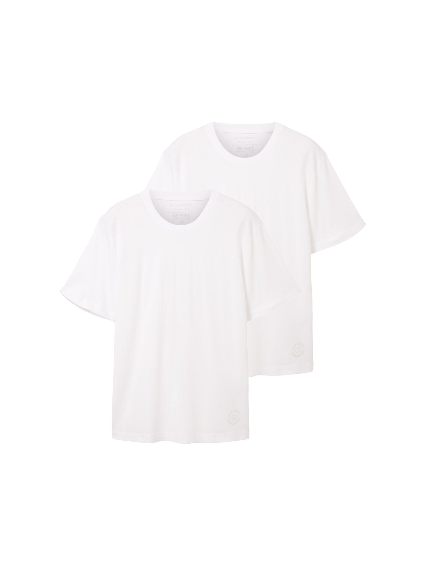 Tom Tailor Basic T-Shirt im Doppelpack weiß