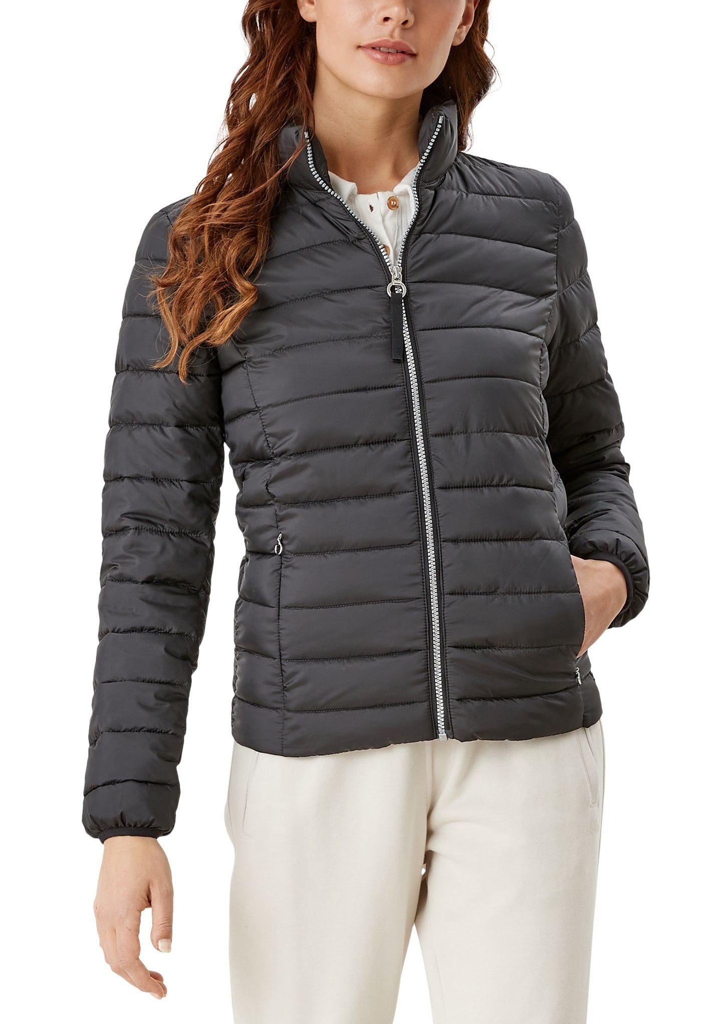 s.Oliver Damen Jacke schwarz