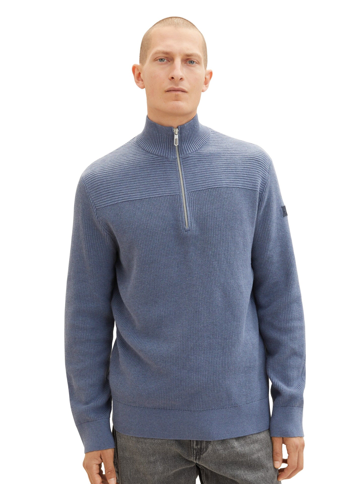 Tom Tailor Herren Pullover blau