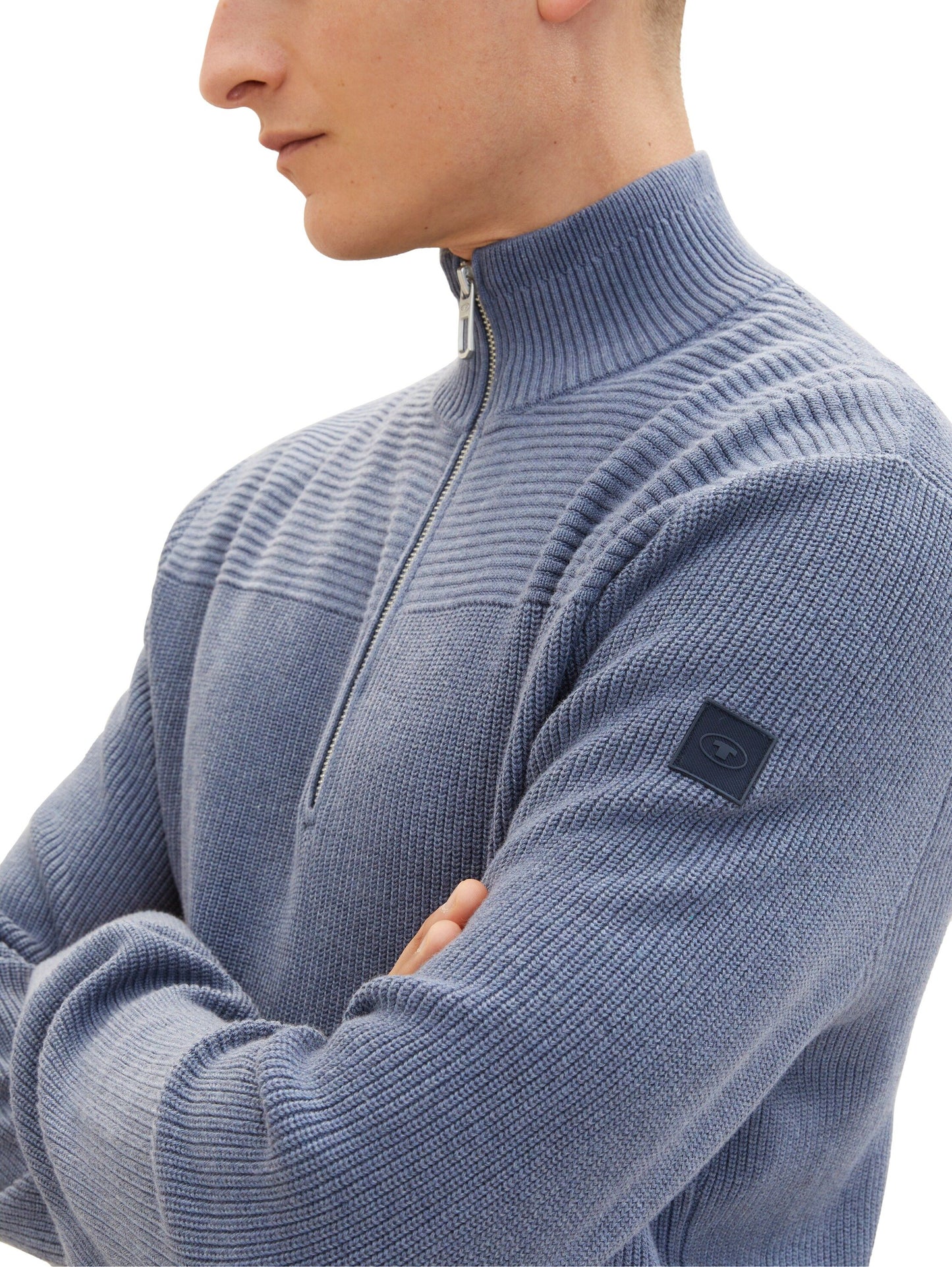 Tom Tailor Herren Pullover blau
