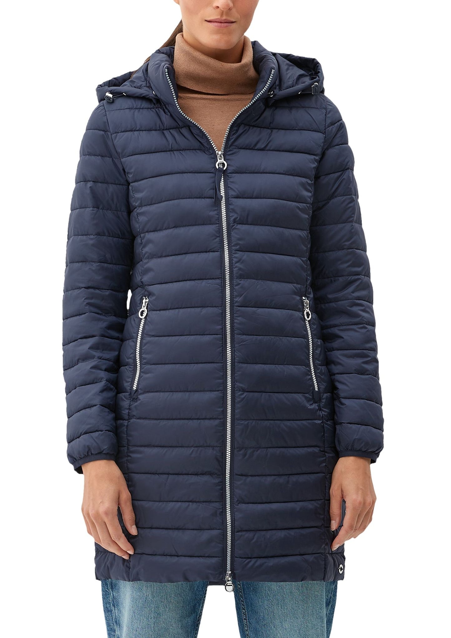 s.Oliver Damen Mantel blau