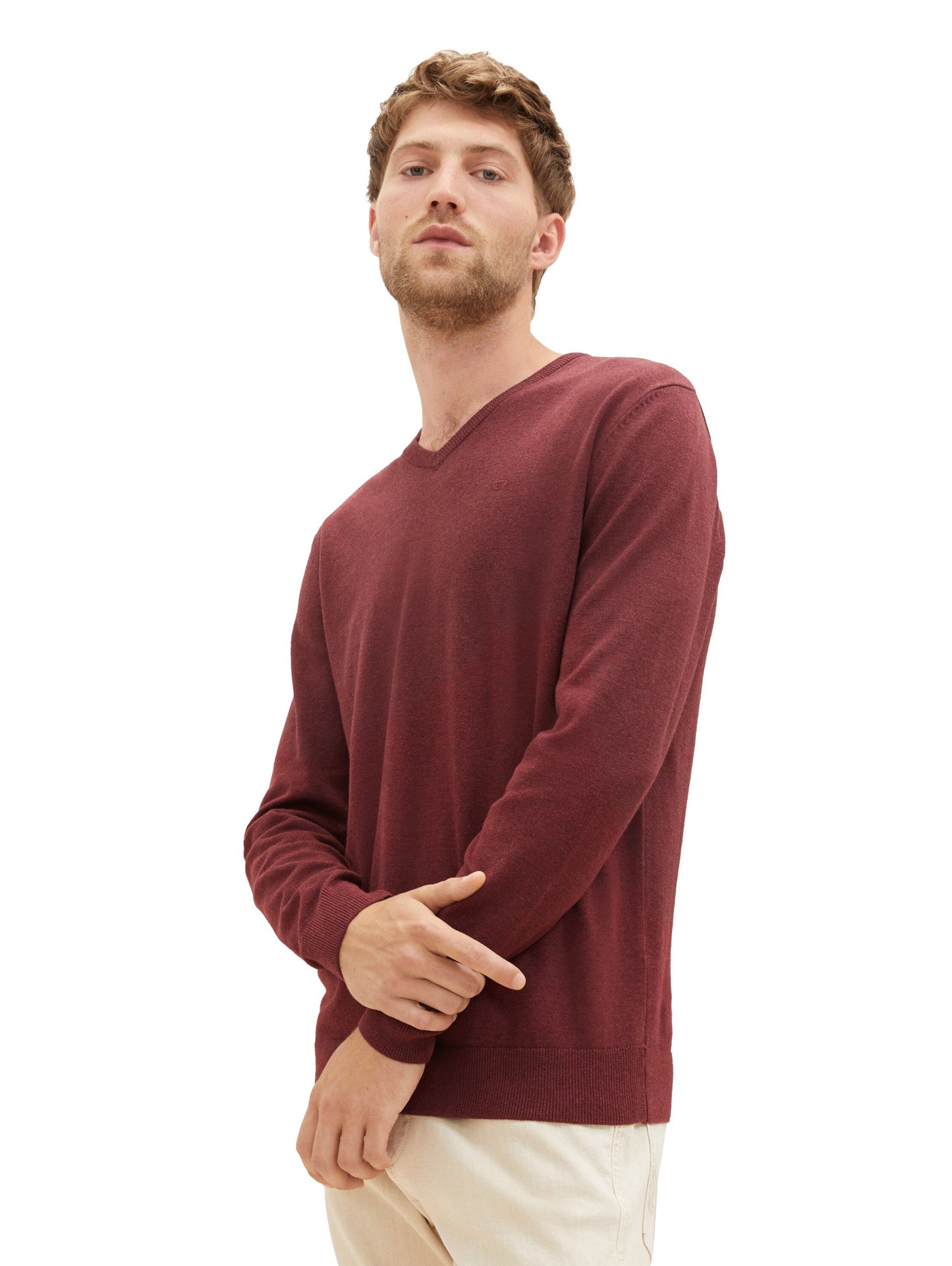 Tom Tailor Herren Pullover rot