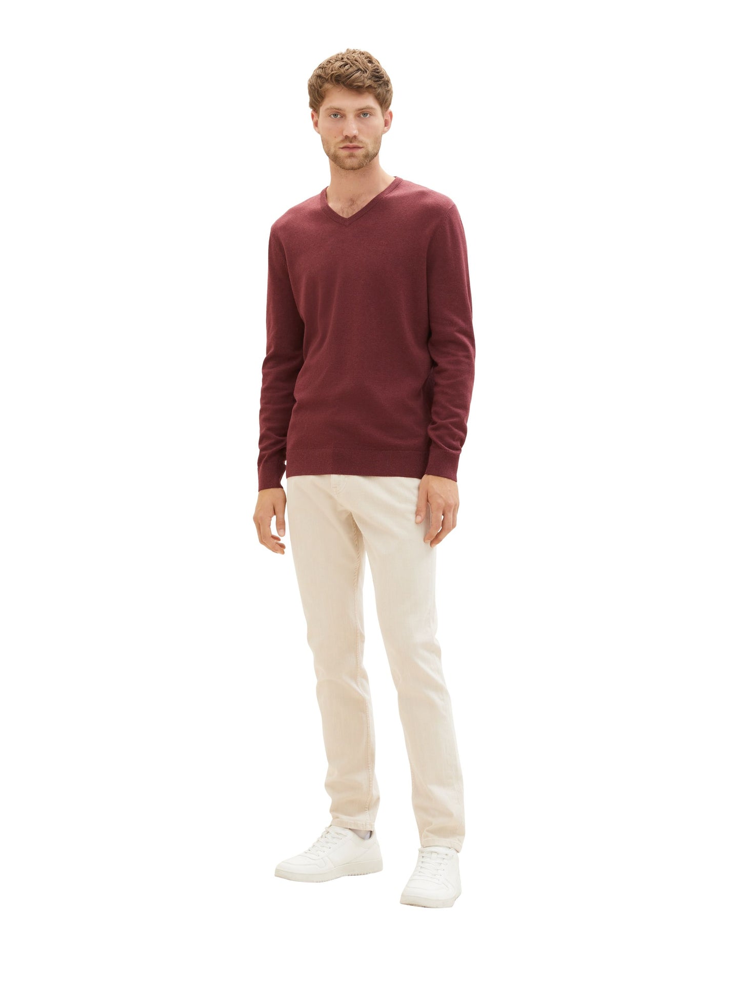 Tom Tailor Herren Pullover rot