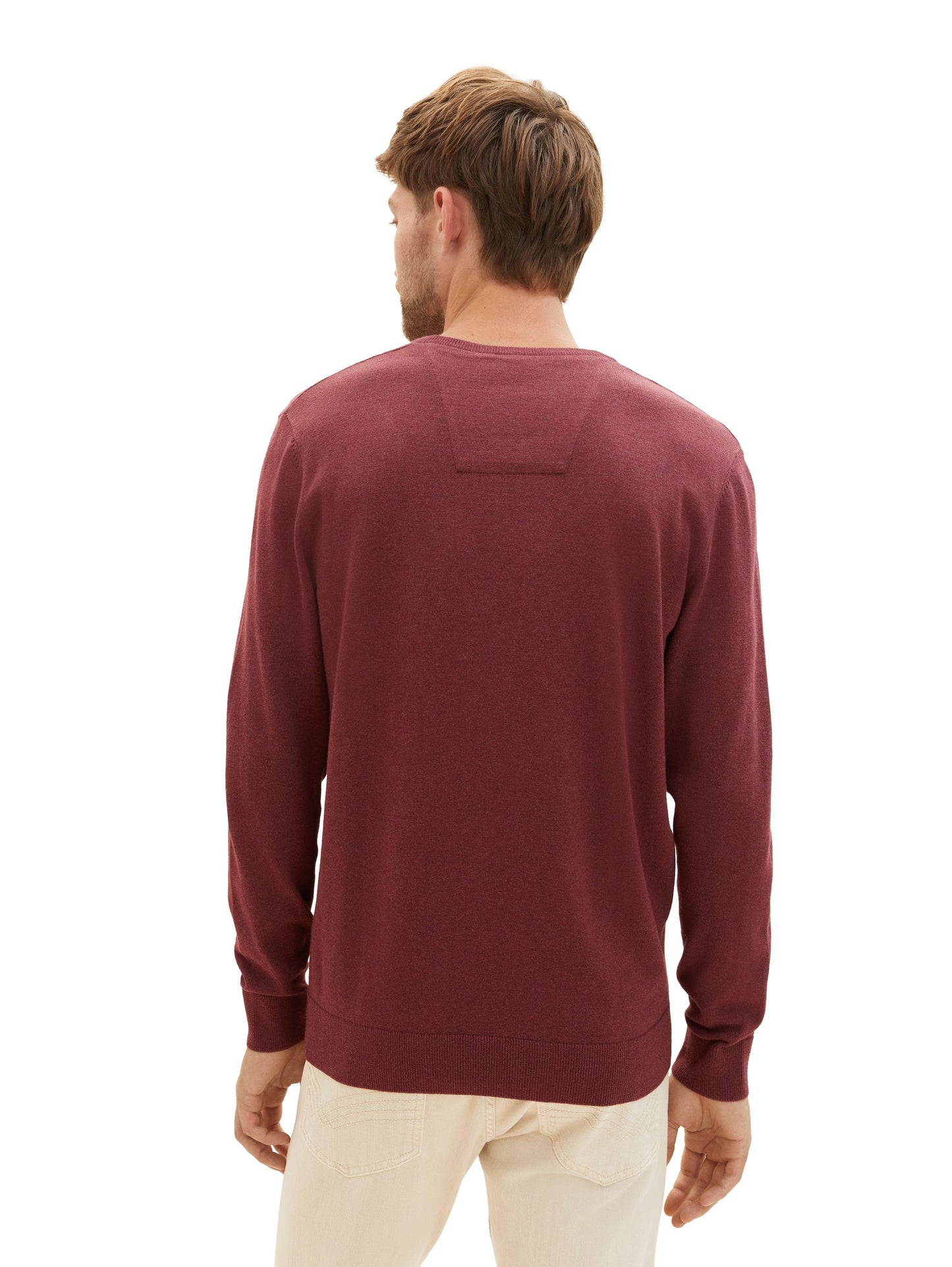 Tom Tailor Herren Pullover rot