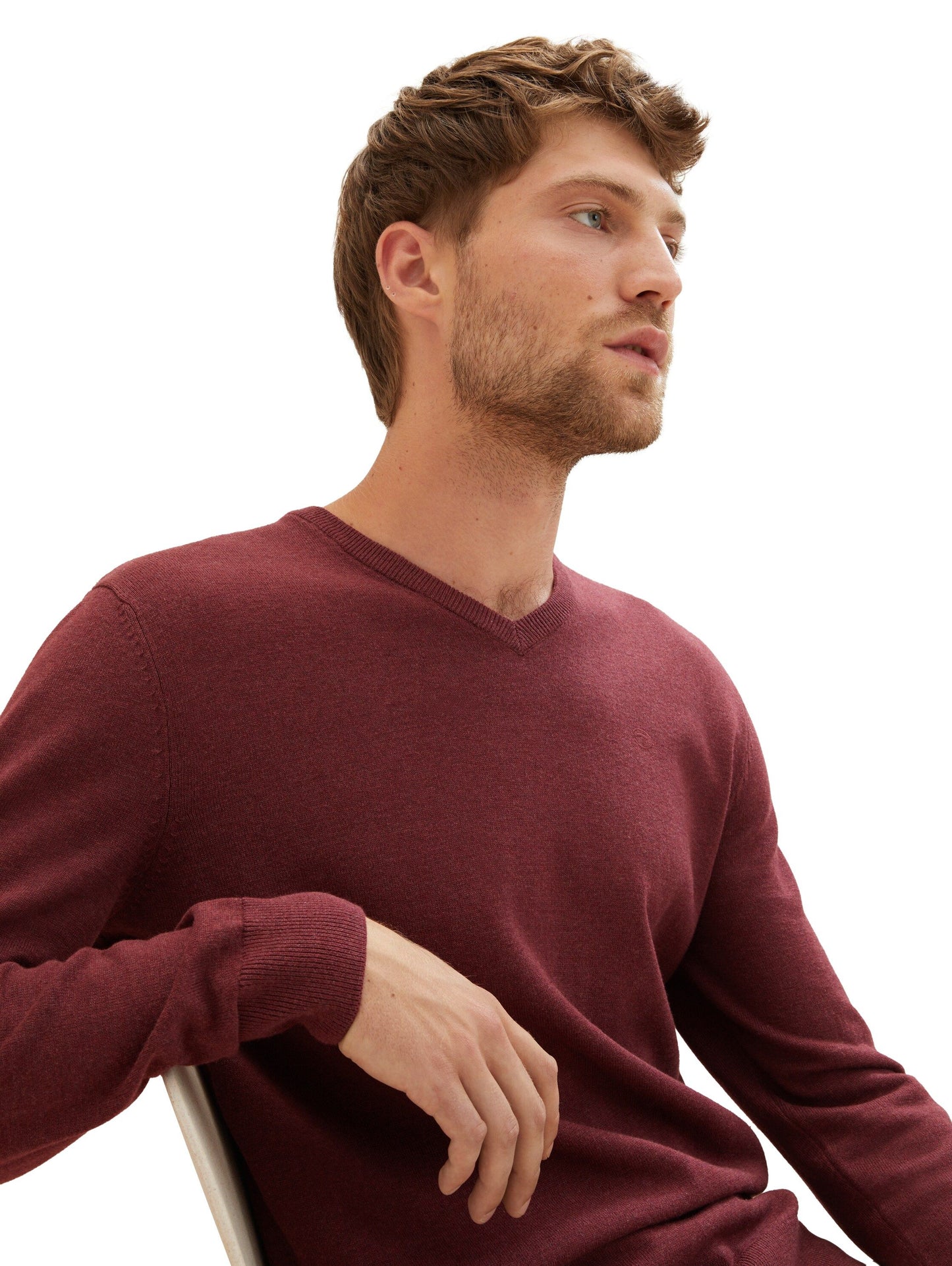 Tom Tailor Herren Pullover rot