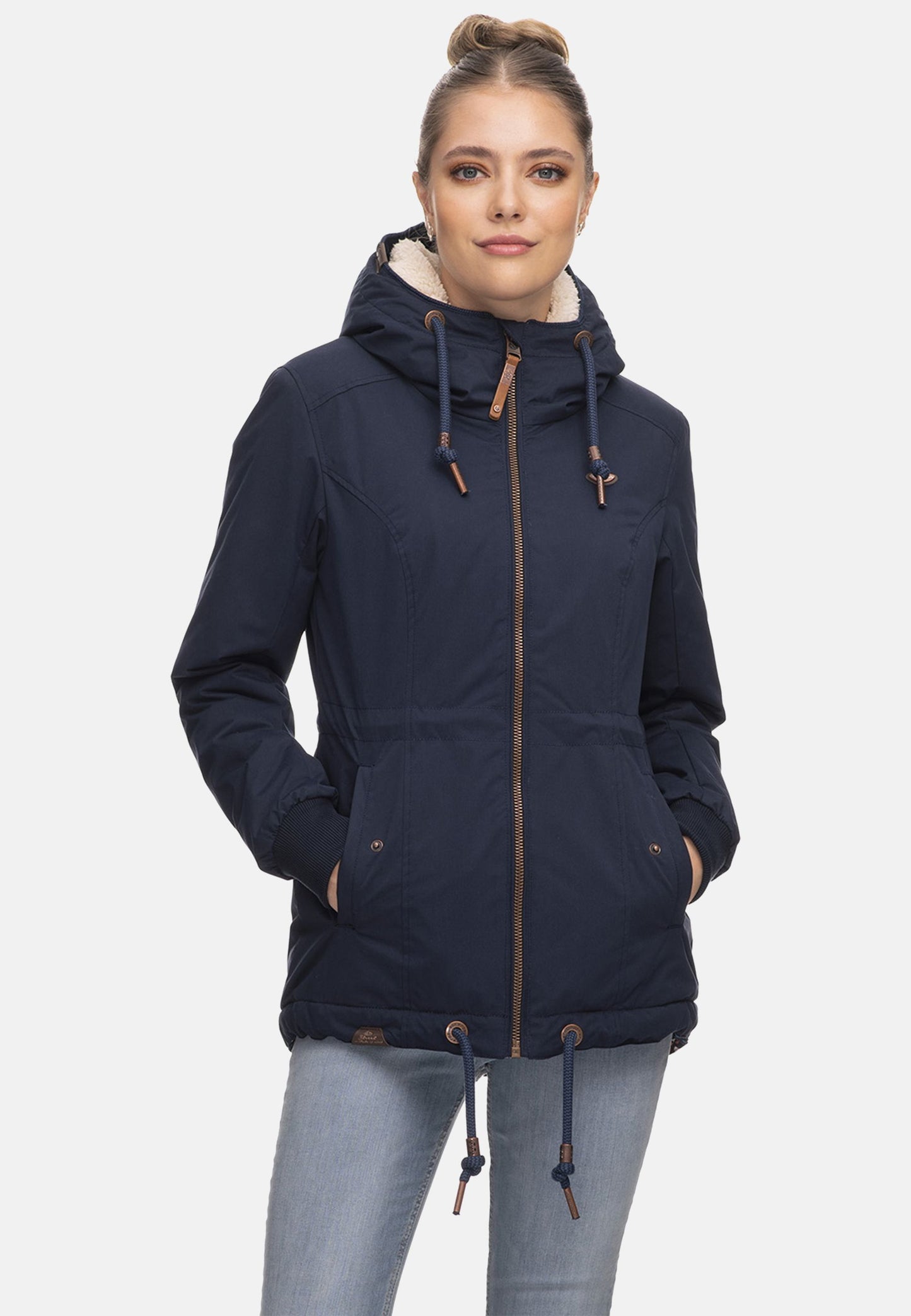 Ragwear Damen Jacke DANKKA blau
