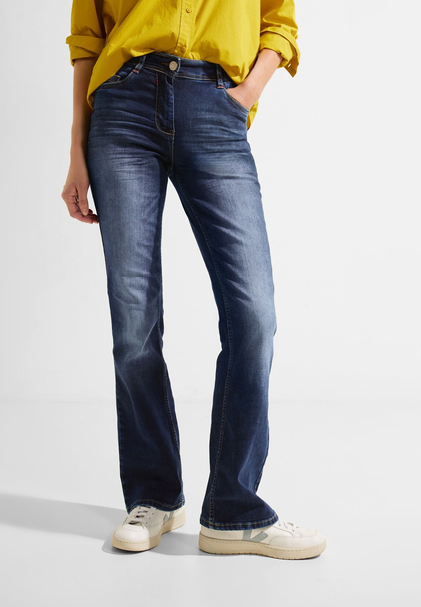 Cecil Damen Jeans blau