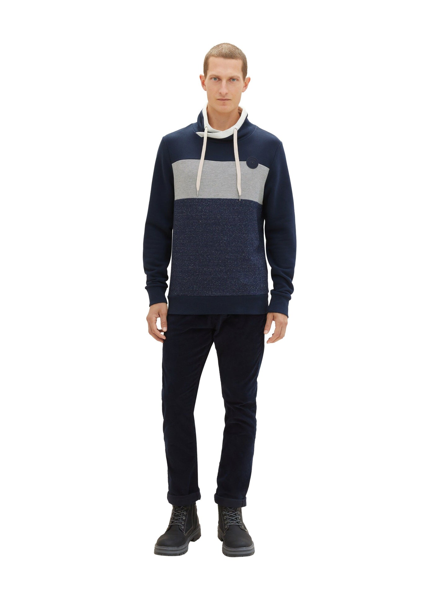 Tom Tailor Herren Pullover blau