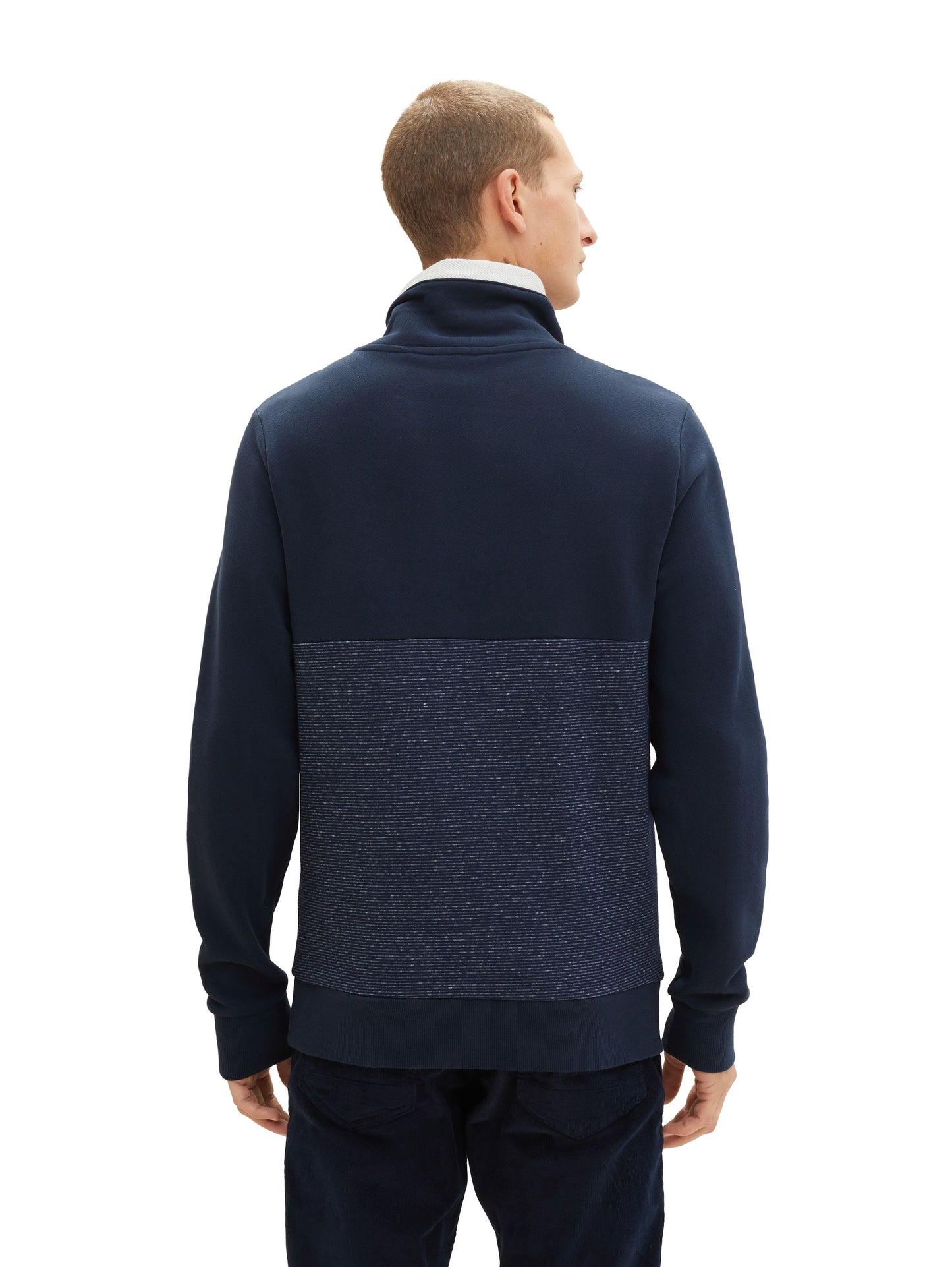 Tom Tailor Herren Pullover blau