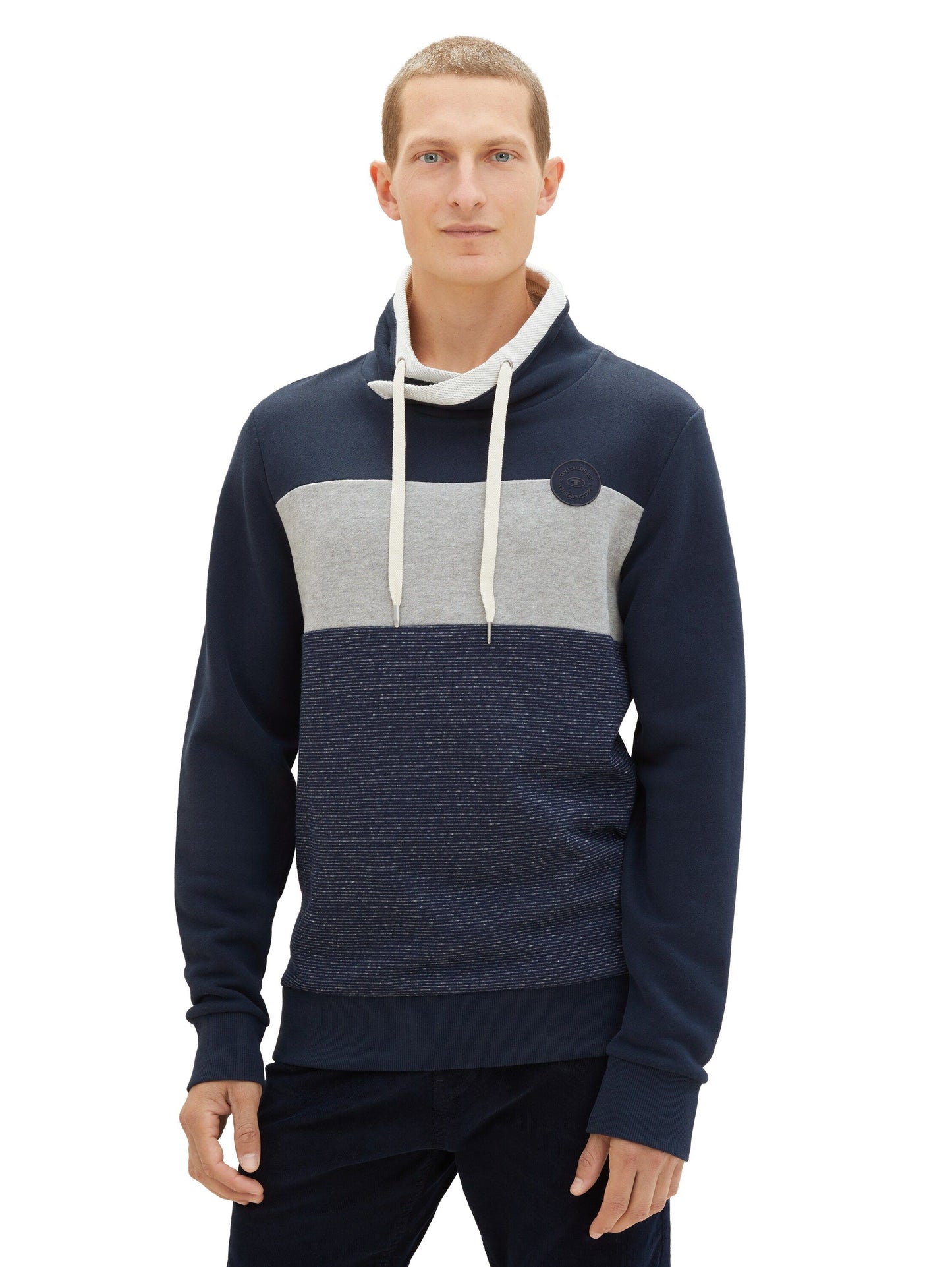 Tom Tailor Herren Pullover blau