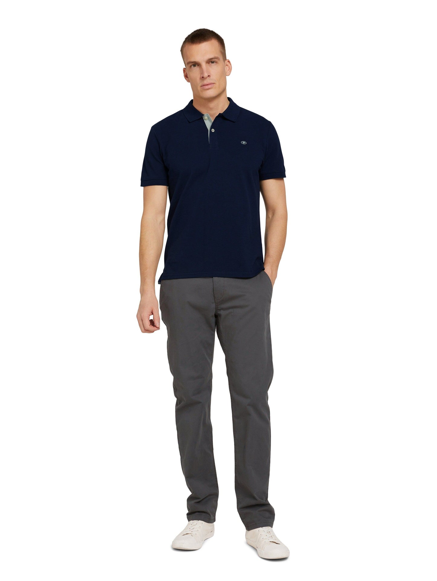 Tom Tailor Herren Poloshirt blau