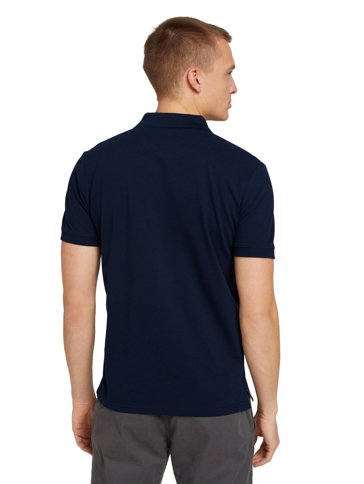Tom Tailor Herren Poloshirt blau